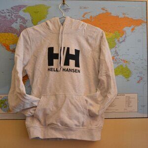 EUC Helly Hansen HH logo hoodie 2.0 in 823 Nimbus Cloud Size Small